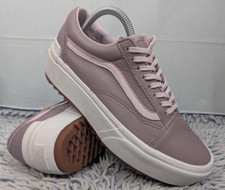 Vans - Old Skool Stacked   Purple Leather Chunky Soles - Unisex - UK7 BNWOB