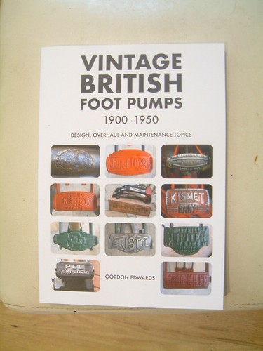 Vintage foot pump book - pump,