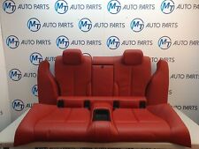 BMW 4 SERIES COMPLETE REAR SEATS LEATHER RED F32