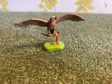 Vintage Painted Plastic Britains 1971 Golden Eagle Bird Toy Zoo Wild Animal 💥