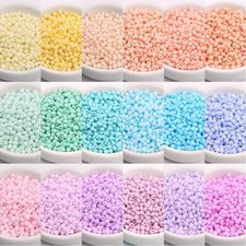 330pcs 3mm Matte Macaroon Seed 8/0 Uniform Round Spacer Bead Jewelry Making NEW