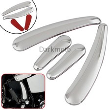 Chrome Swingarm Frame Inserts Kit FIt For Harley Davidson Softail 1984-2007 !