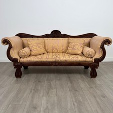 Antique 19th Century Good Quality Sofa In Mahogany ( REF AF-4666 )