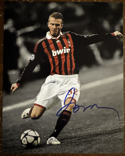 David beckham autographed - beckham,