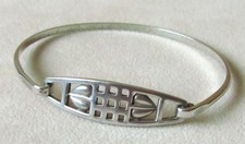 CARRICK JEWELLERY STERLING SILVER BANGLE HALLMARKED EDINBURGH