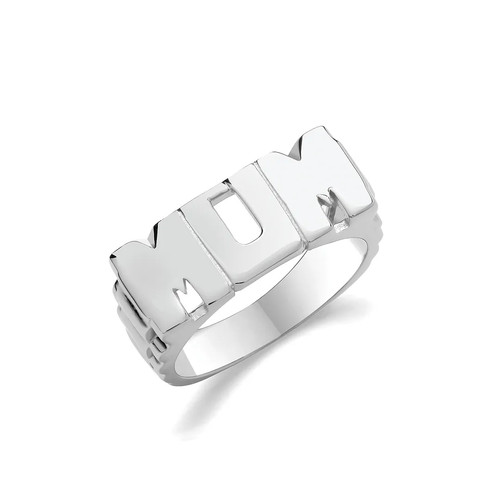 Mum ring sterling silver - ring,