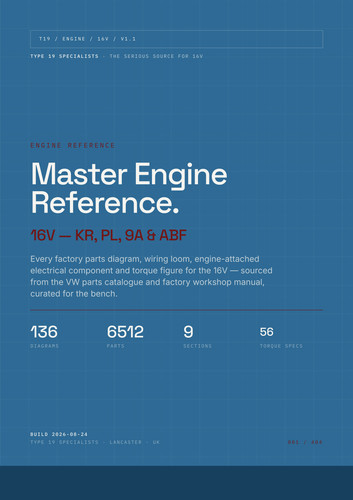 16v master engine reference - master,