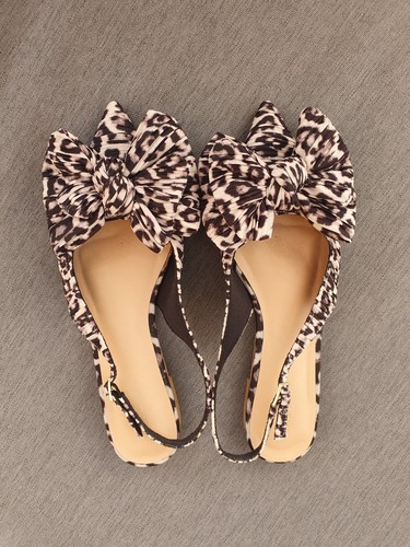 Bow leopard print - bow,