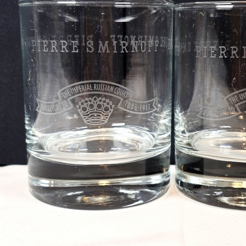 Smirnoff vodka glasses - smirnoff,
