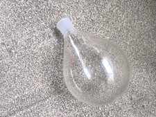 Quickfit 1000ML BOROSILICATE GLASS ROUND FLASK ROUND BOTTOM 