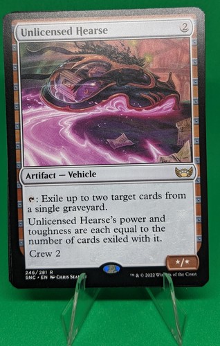 Mtg unlicensed hearse streets - unlicensed,