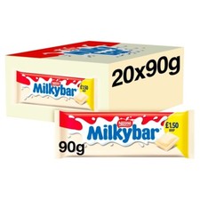 Box of 20 Milkybar White Chocolate Sharing Bars 90g | Nestlé Creamy