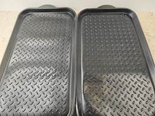 2x Nicoman Boot Tray Shoe Organiser Soft Rubber Non Slip Washable