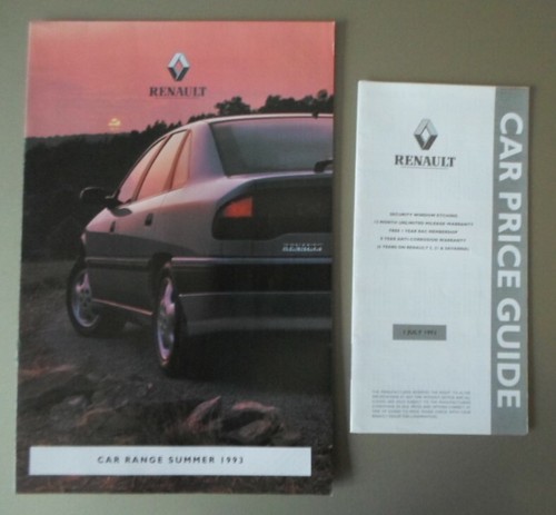 Renault range orig - summer, 1993