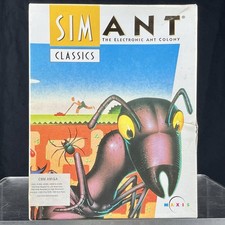 Commodore Amiga SIM ANT ELECTRONIC ANT COLONY Empty BigBox Manuals No Game Disk