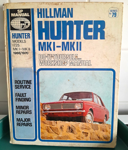Hillman hunter mkl mkll - mkl, sp