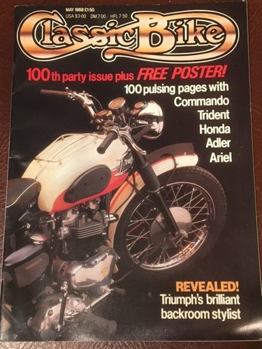Classic bike 100 may honda - 100, may'88,
