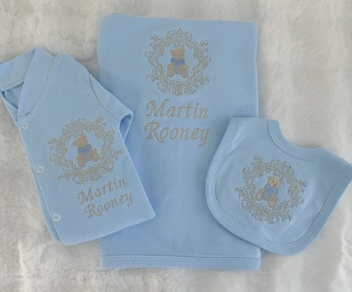 Blue baby personalised