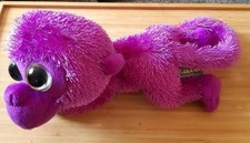 Hairy Space Monkey Plush Soft Toy Bananas Bright Pink VGC* Slight Scratch On Eye