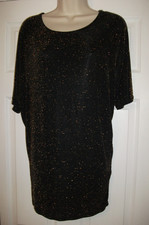 LADIES BLACK SPARKLY SHORT