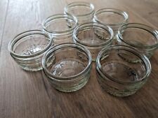 8 x Clear Glass 7.5 cm GU