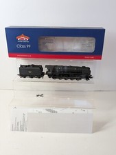 OO gauge Bachmann BR Black Class 9F steam locomotive-Weathered-32-858.