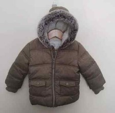 GEORGE 9-12 Months Boys Faux Fur Lined Hooded Coat *FAST DISPATCH*  