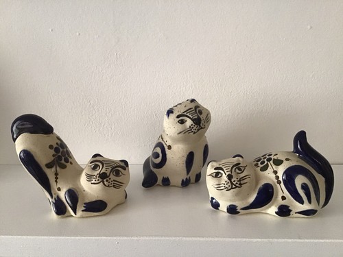 Pottery cats mexican - mexican,