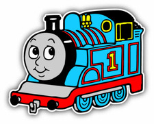 Thomas The Tank Engine Cartoon Car Bumper Sticker Decal 5'' x 4''