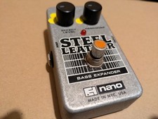 EHX Steel leather - Bass Expander Pedal - Rare!