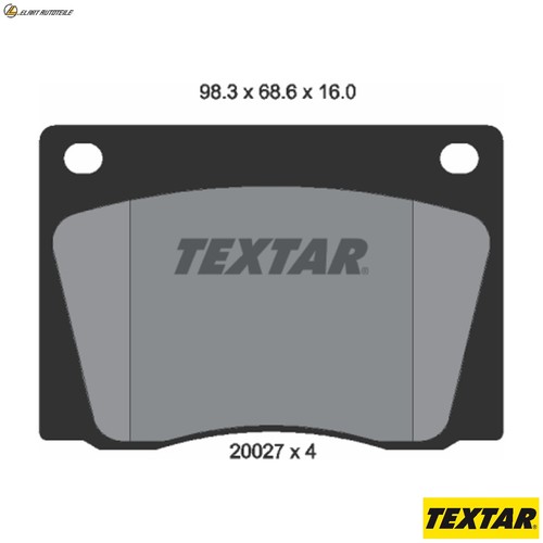 Brake pad set disc - pad,