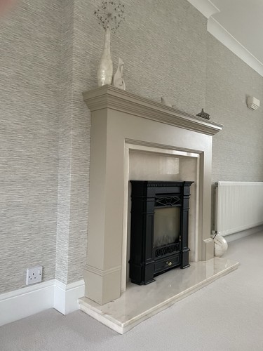Wood fireplace surround - surround, &