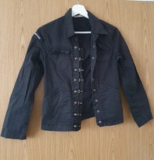 JPG Jeans Jean Paul Gaultier Y2K Black Jacket UK 10 8