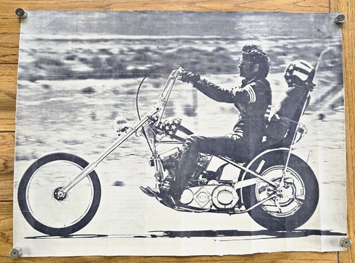 Vtg 1969 easy rider poster - easy,