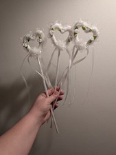 Bundle fairy wand bridesmaid wedding prop accessories fancy dress angel ribbon