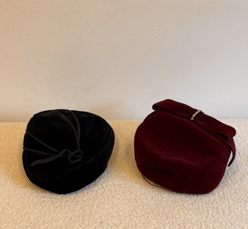 Vintage womens velvet hats - womens,