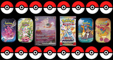Pokémon Mystery mini Tin 2 Booster Packs!!!!!!!!!!!