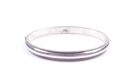 Plain hinged bangle - plain,