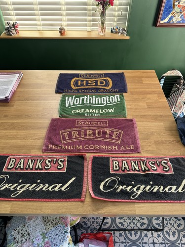Vintage brewery bar towels - vintage,