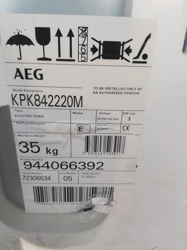 Aeg kpk842220m compact oven - aeg,