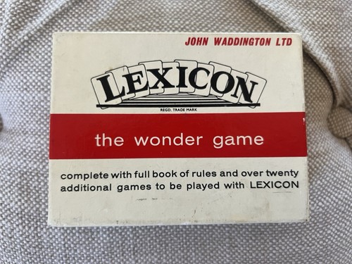 Lexicon classic word card game - card,