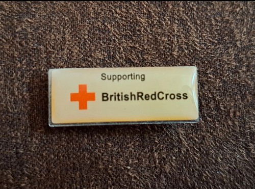 Supporting british red cross - red,