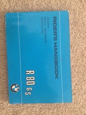 BMW R80G/S ORIGINAL 1983 Riders OWNERS HANDBOOK & SERVICE RECORD