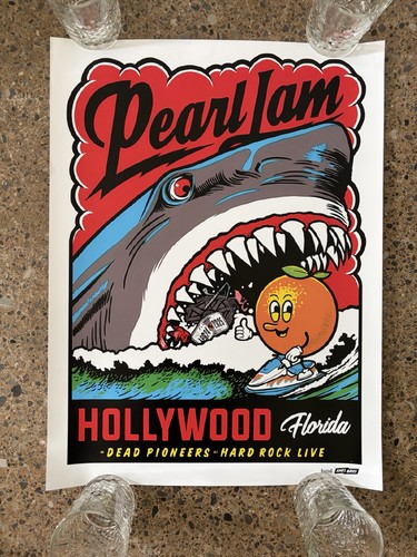Pearl jam poster hollywood - pearl,