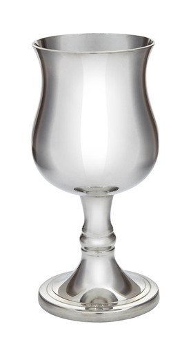 Small georgian pewter goblet - georgian,