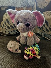 X 3 Ty Beanie Boos Soft Toy