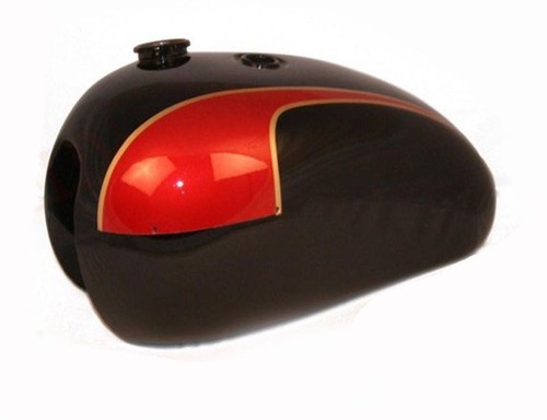 Fuel tank bonnie black red - tank,