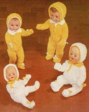 Baby doll pram set knitting