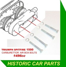 AIR FILTER BOX to HS4 CARB BOLTS & WASHERS for Triumph Spitfire 1500 1974-80
