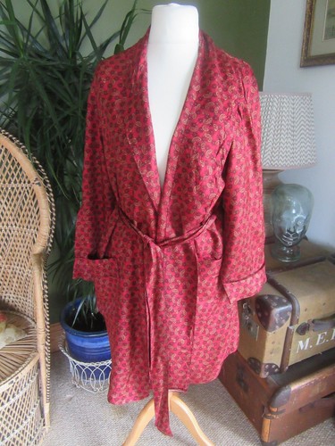 Vintage dressing gown robe - vintage,